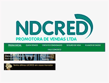 Tablet Screenshot of ndcred.com.br